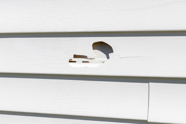 Cost of White Vinyl Siding Repair in Bloomington